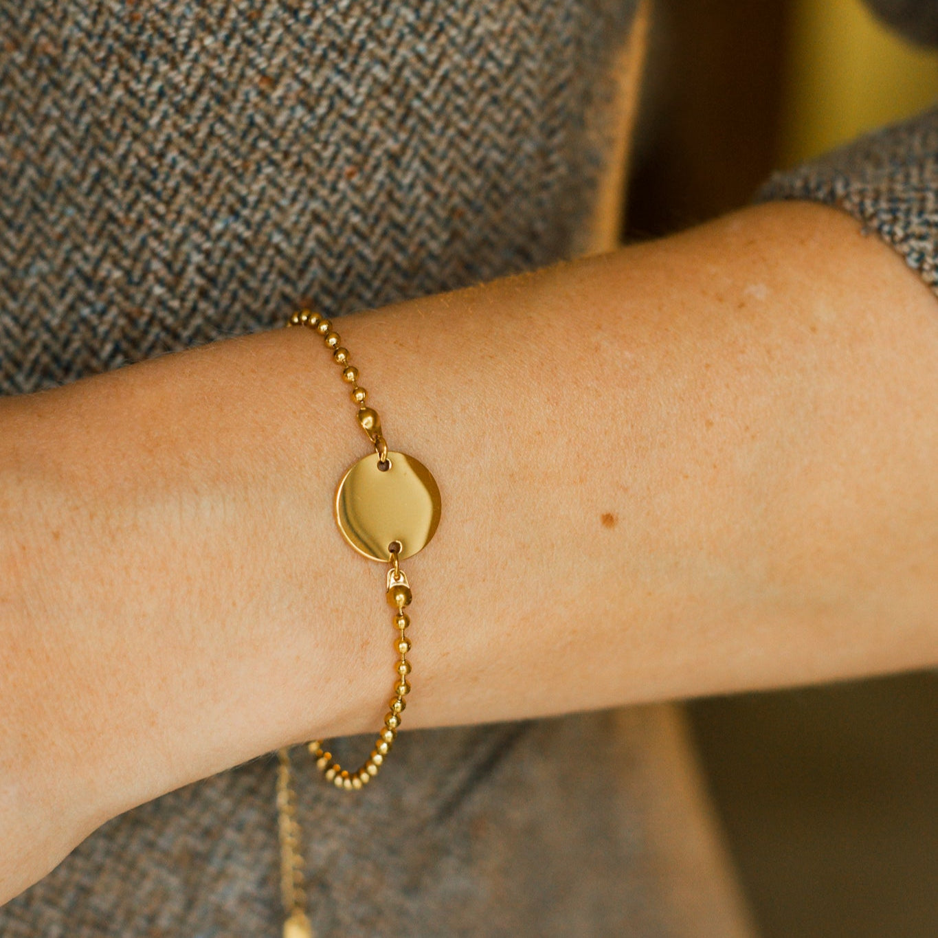 Persónulegt upphaflegt diskarmband