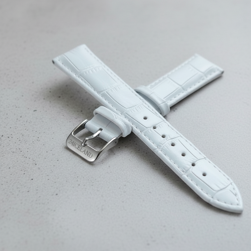 24 ICELAND CROCO / Hvít - Silfur