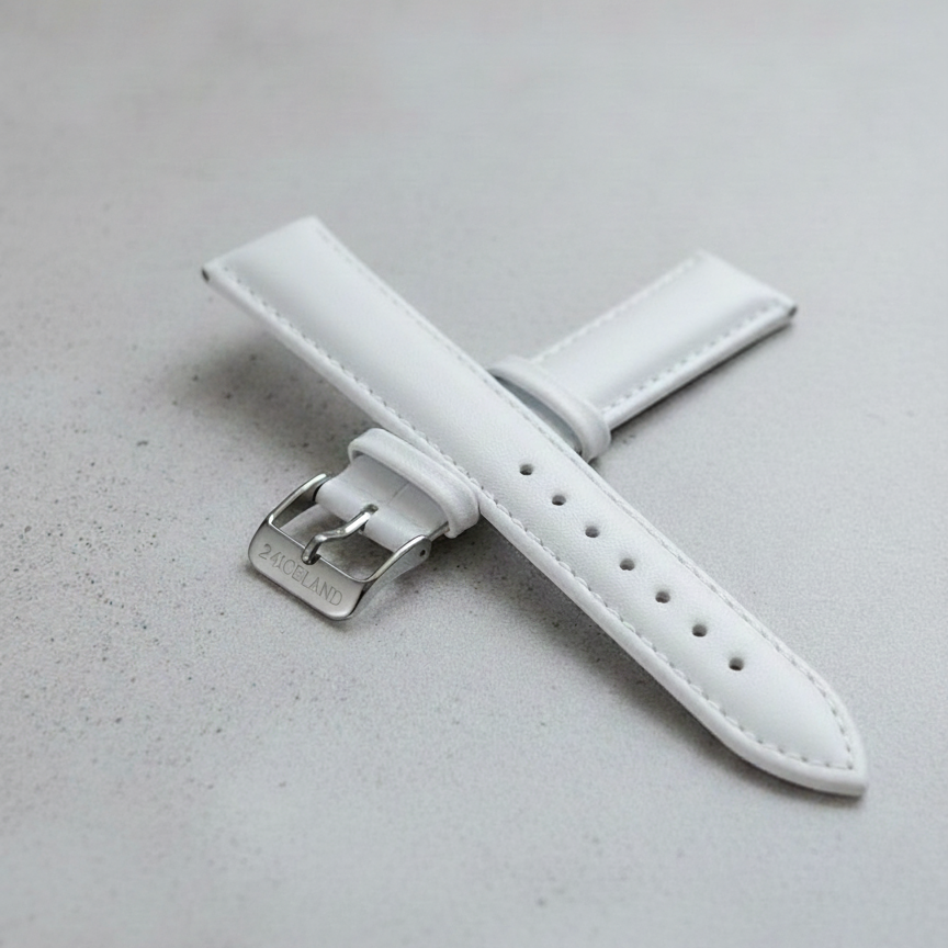 24 ICELAND SLÉTT / Hvít - Silfur