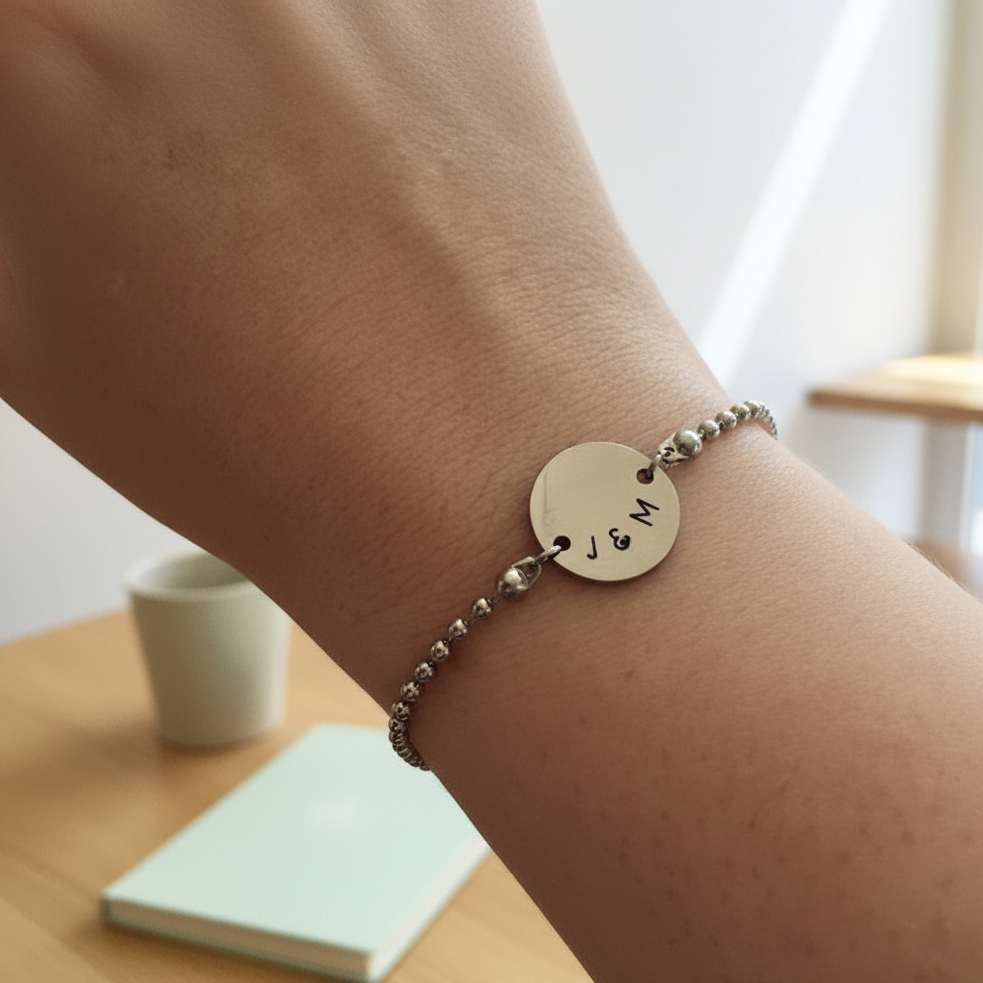 Persónulegt diskarmband You & Me