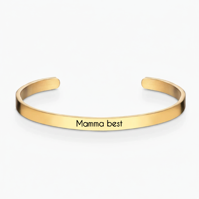 Mamma best - opið armband
