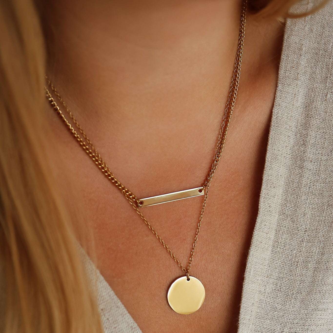 Hálsmen með staf 24 Iceland