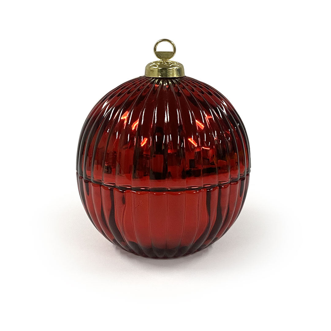 Jólakúlur rauður - ilm kerti