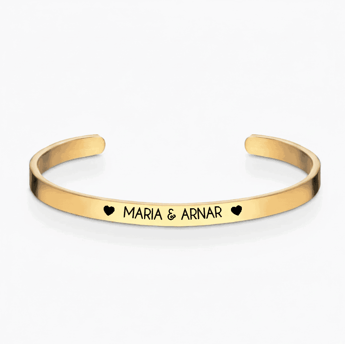 Ástararmband - opið armband 24 Iceland
