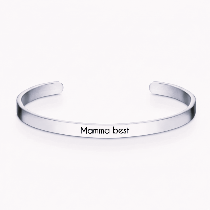 Mamma best - opið armband