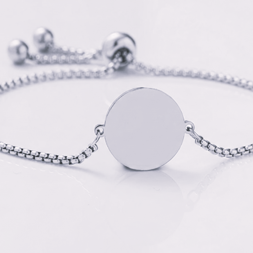 Gullfesti - stillanlegt diskarmband