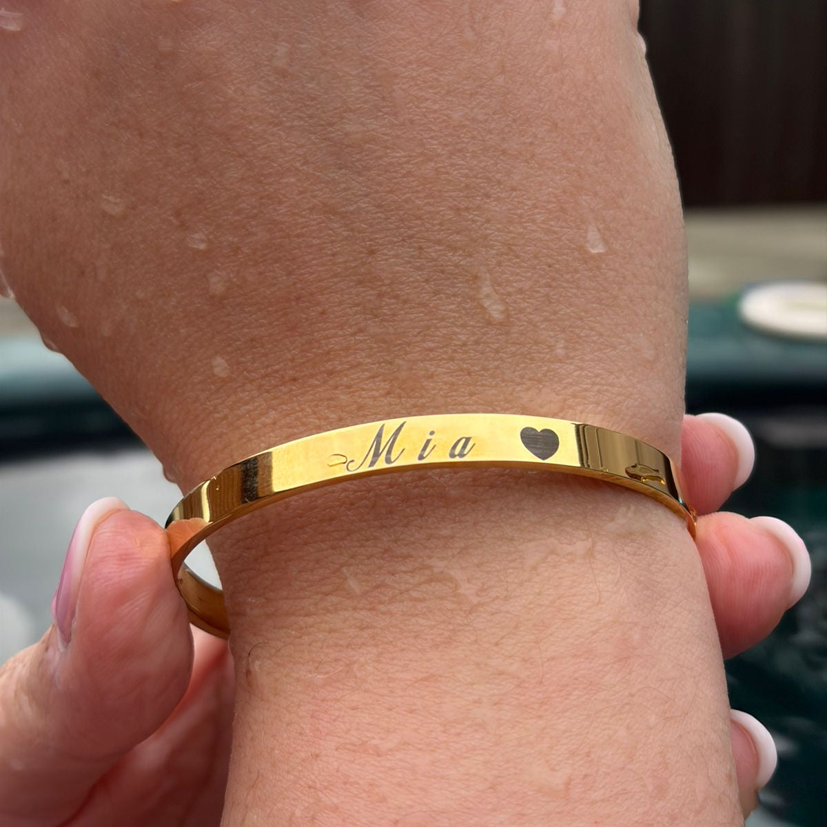Persónulegt Opið armband 6mm