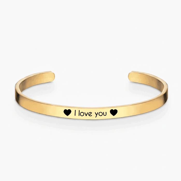 I love you - opið armband 24 Iceland