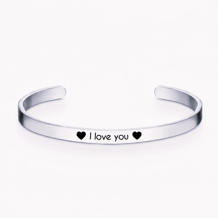 I love you - opið armband